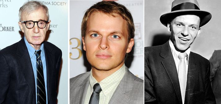 Woody Allen, Ronan Farrow og Frank Sinatra.