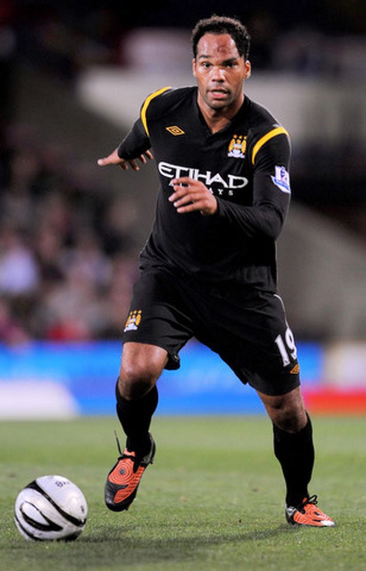 Joleon Lescott í leik með City.