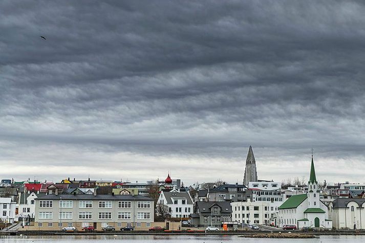 Búast má við því að skýjað verði næstu sjö daga eða svo.