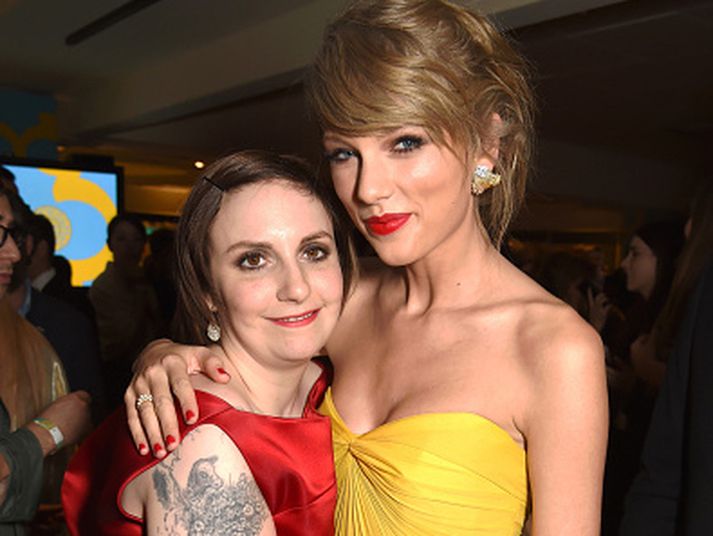 Lena Dunham og Taylor Swift eru góðar vinkonur