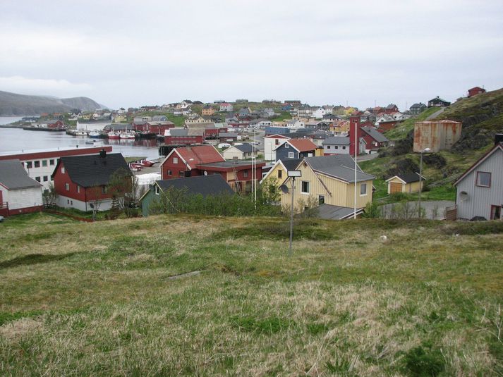 Innan við eitt þúsund manns búa í norska þorpinu Mehamn í Finnmörk, einu nyrsta þorpi Noregs.