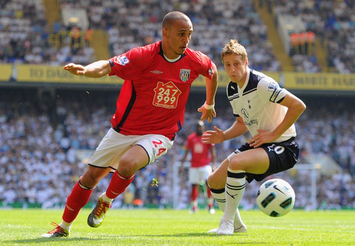 Peter Odemwingie skoraði gegn Tottenham um helgina.