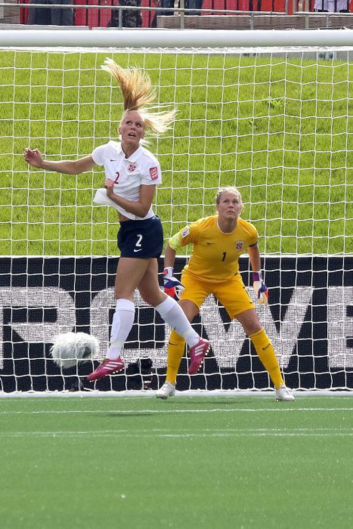 María Þórisdóttir lék á HM í Kanada.