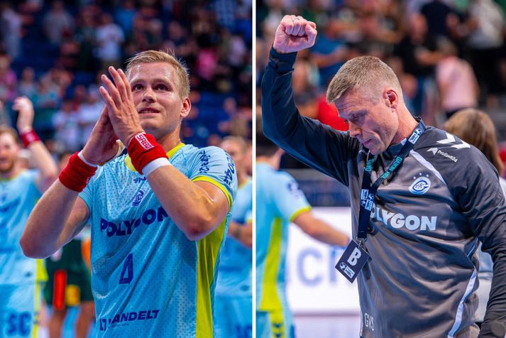 Elliði Snær Viðarsson og Guðjón Valur Sigurðsson hafa átt í góðu samstarfi síðustu fimm ár og munu halda því áfram. 