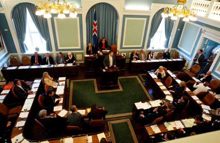 Þingsályktunartillaga um fríverslunarsamning við Bandaríkin hefur verið lögð fram á Alþingi. Mynd/ Anton.