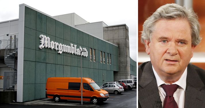 Morgunblaðinu er ritstýrt af Davíð Oddssyni og Haraldi Johannessen.