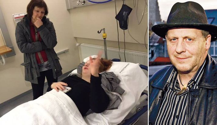 Reynir var ósáttur við það hvernig óhappið bar að og að ökumaðurinn sem keyrði á bíl dóttur hennar hafi látið sig hverfa -- en sá hefur nú látið í sér heyra.