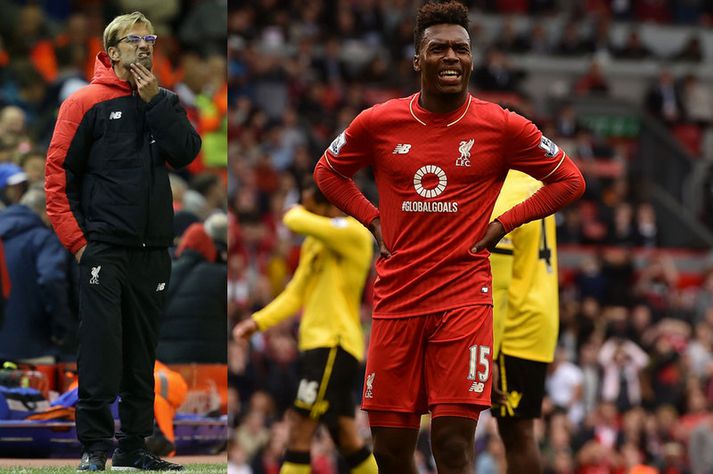 Daniel Sturridge og Jürgen Klopp.