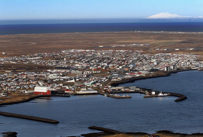 Loftmynd af Reykjanesbæ.