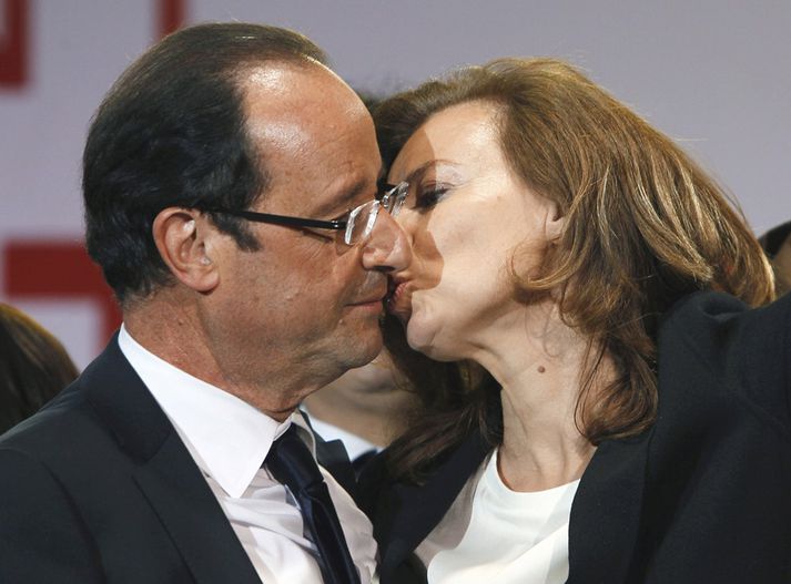 Franska tímaritið Closer segir Hollande hafa verið ótrúr Valérie Trierweiler