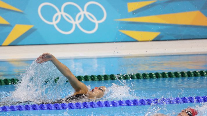 Eygló Ósk Gústafsdóttir úr Ægi komst ekki í 16-manna úrslit í 200 metra baksundinu á ÓL í London. 