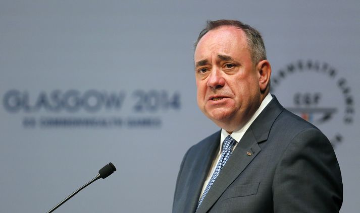 Alex Salmond, æðsti ráðherra skosku heimastjórnarinnar og formaður Skoska þjóðarflokksins.