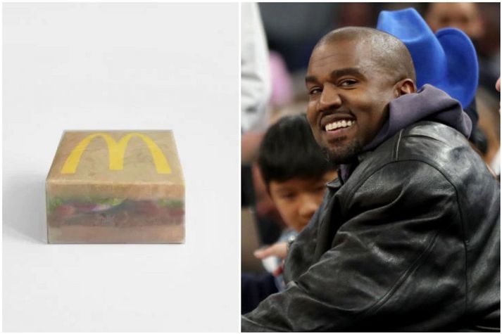Mikil leynd virðist hvíla yfir nýju samstarfi tónlistarmannsins Kanye West og skyndibitakeðjunnar McDonalds.