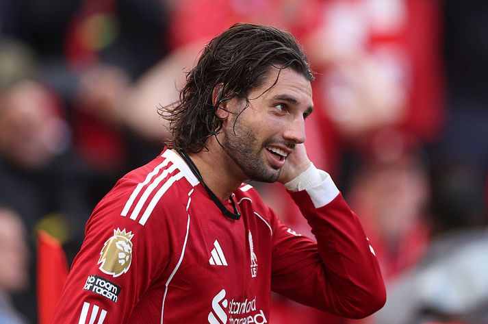Dominik Szoboszlai var hetja Liverpool í gær enda skoraði hann algjört draumamark.