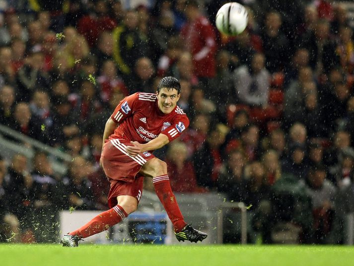 Martin Kelly í leik með Liverpool í vetur.