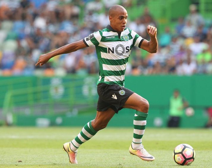 Joao Mario í leik með Sporting Lisbon.