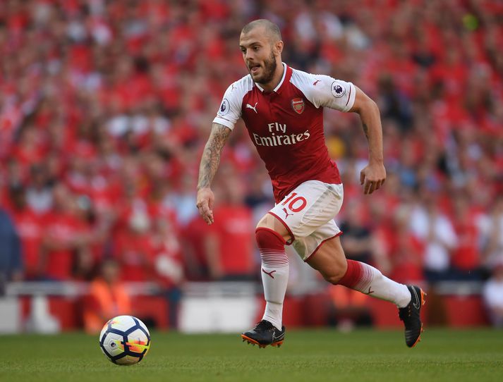 Wilshere í leik með Arsenal á síðustu leiktíð.