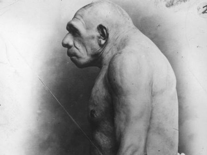 Neanderdalsmanninum hefur ekki verið lýst frýnilegum á brún.