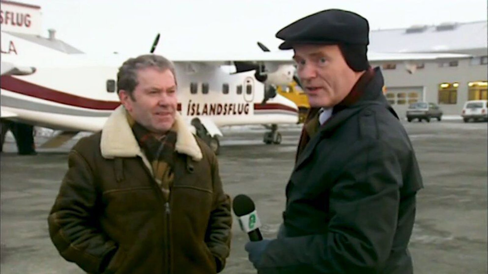 Ómar og Þór­ólfur segja frá flug­ferðinni með Flosa