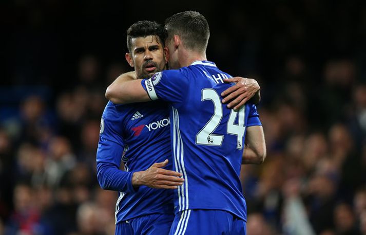 Costa og Cahill voru báðir á skotskónum.