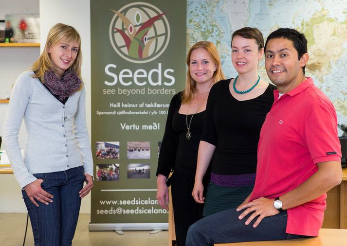 Sjálfboðaliðar Seeds.