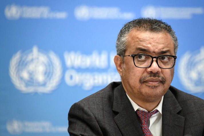 Tedros Adhanom Ghebreyesus, er yfirmaður Alþjóðaheilbrigðismálastofnunarinnar.