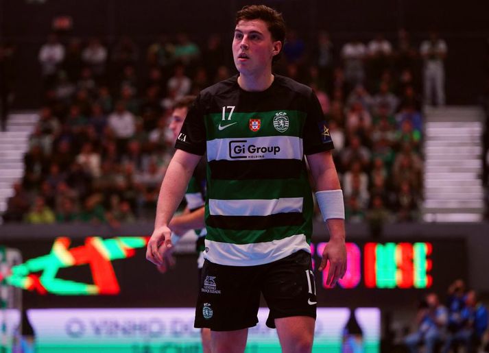 Orri Freyr í leik með Sporting.