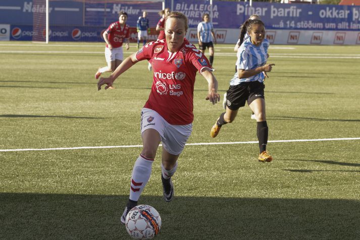 Dóra María Lárusdóttir er í lykilhlutverki í liði Vals.