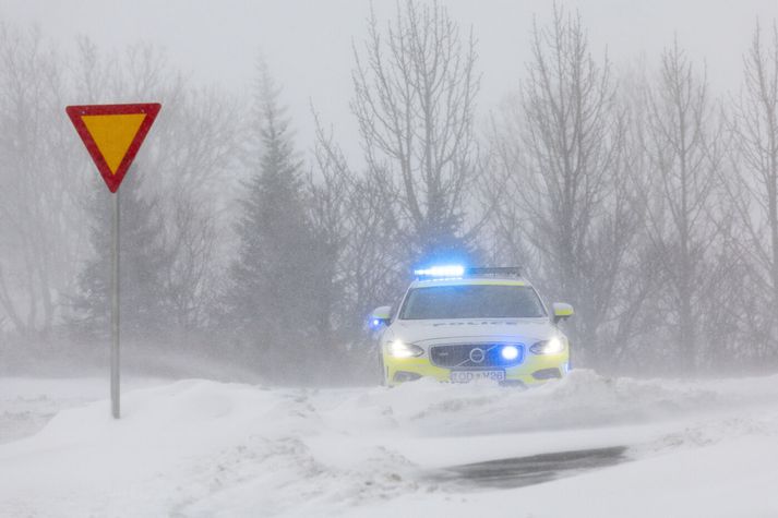 Lögreglan hafði afskipti af fjölda manns í gær og í nótt. Fjórir gistu í fangageymslu í nótt. 