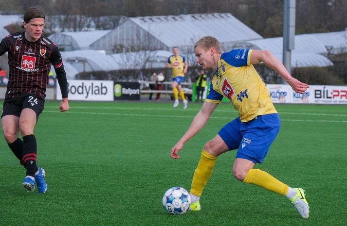 Ásgeir Sigurgeirsson skoraði jöfnunarmark KA í dag.