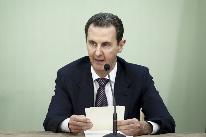Bashar al-Assad, fyrrverandi forseti Sýrlands.