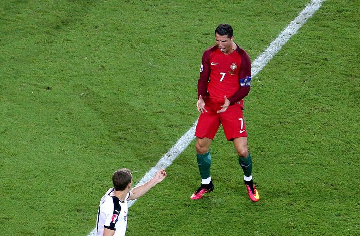 Ronaldo var ekki sáttur. Alls ekki.