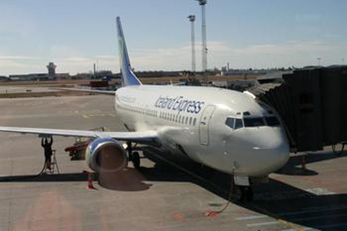 Flugvél Iceland Express á Kastrup. Ekki er vitað til þess að íslenskar flugvélar hafi verið nærri stórslysum.