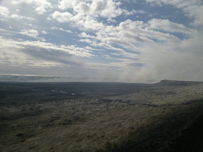 Sinueldur á Snæfellsnesi. Myndin er úr safni.