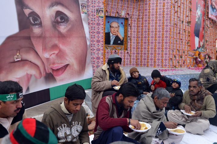 Benazir Bhutto minnst.