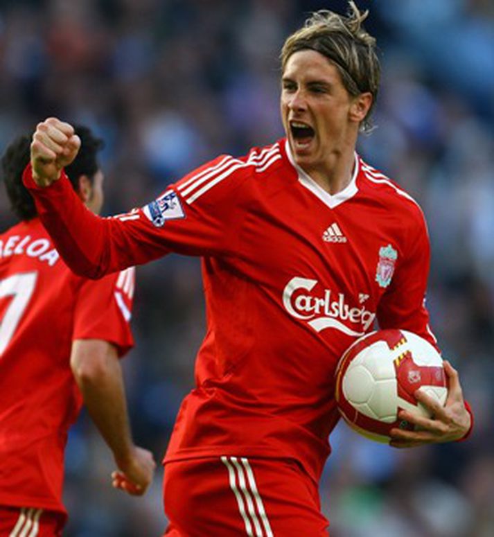 Fernando Torres skoraði tvö mörk í dag