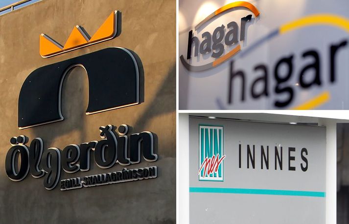 Hagar, Aðföng, Inness og Ölgerðarin stefndu íslenska ríkinu. 