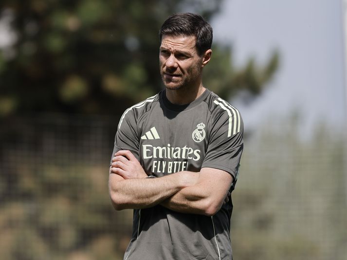 Xabi Alonso stýrði sínum fyrsta leik fyrir Real Madrid í kvöld.