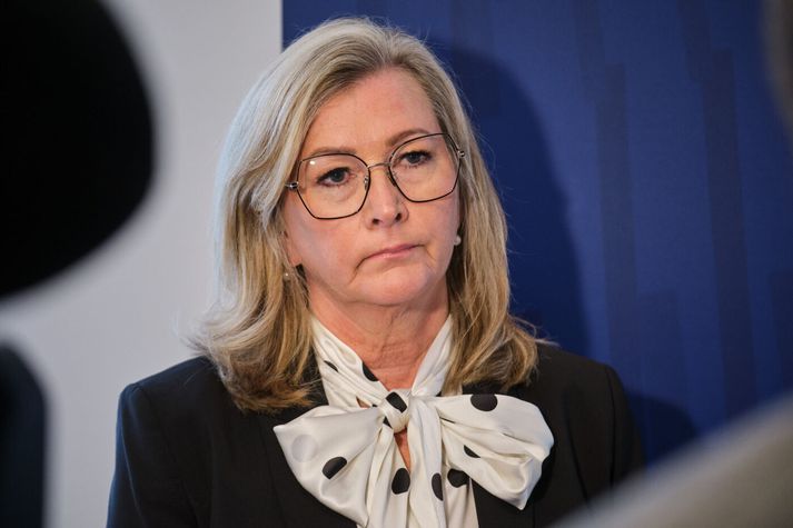 Alma Möller heilbrigðisráðherra segir að henni líði ekki vel með stöðu spítalans. 