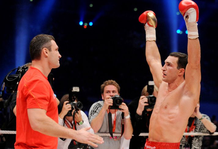Bræðurnir Vitali og Wladimir Klitschko.