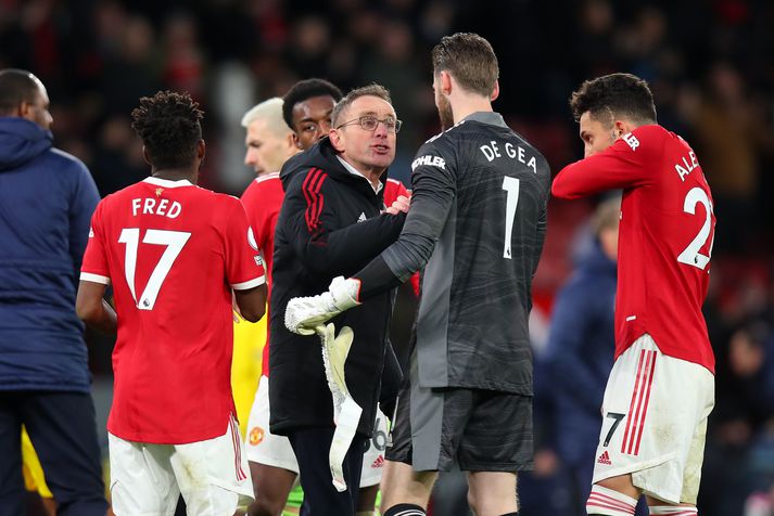 Ralf Rangnick er sáttur með David de Gea og hina markverði Manchester United.