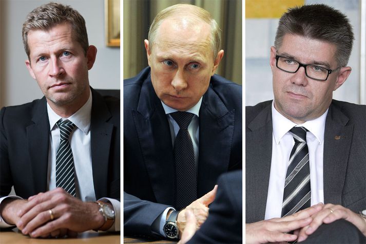 Kolbeinn Árnason, Vladimir Pútín og Gunnar Bragi Sveinsson