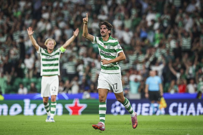Trincao skoraði tvö fyrir Sporting. 
