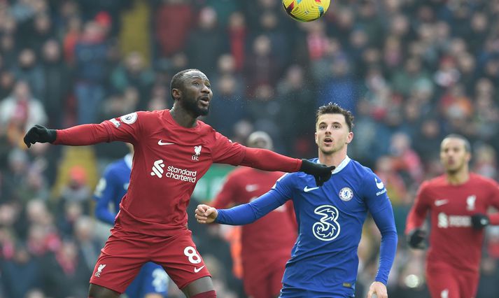 Mason Mount mun líklegast ekki leysa Naby Keita af á miðju Liverpool í sumar.