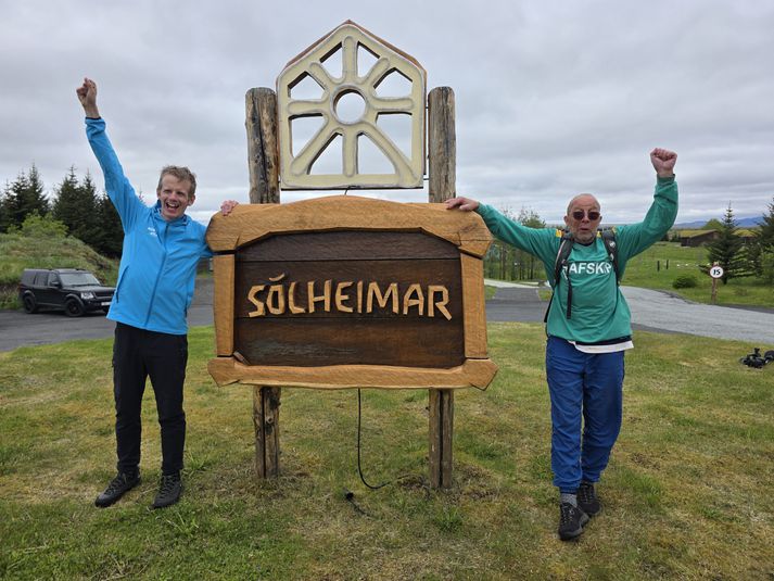 Göngugarparnir á Sólheimum, Kristján Atli  og Reynir Pétur.