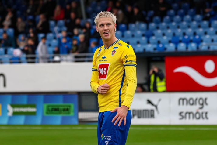 Adam Ægir var meðal markaskorara í KA-manna í dag.