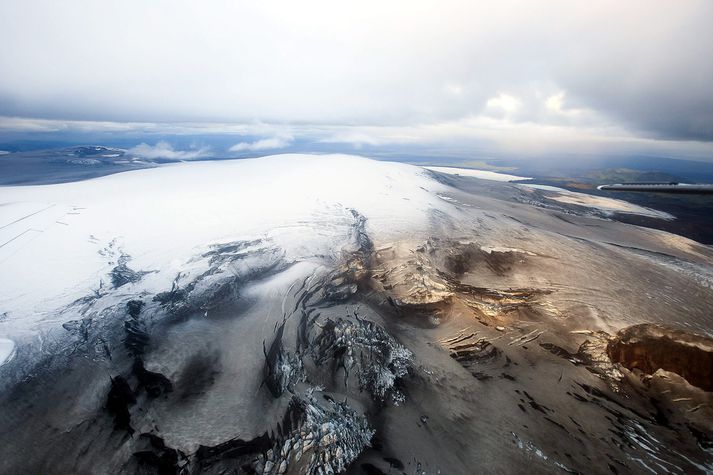 Ekki er óalgengt að brennisteinslykt finnist í námunda Mýrdalsjökuls þar sem Katla hvílir undir.