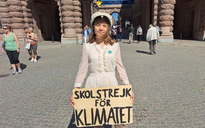 Greta Thunberg er orðin stúdent.