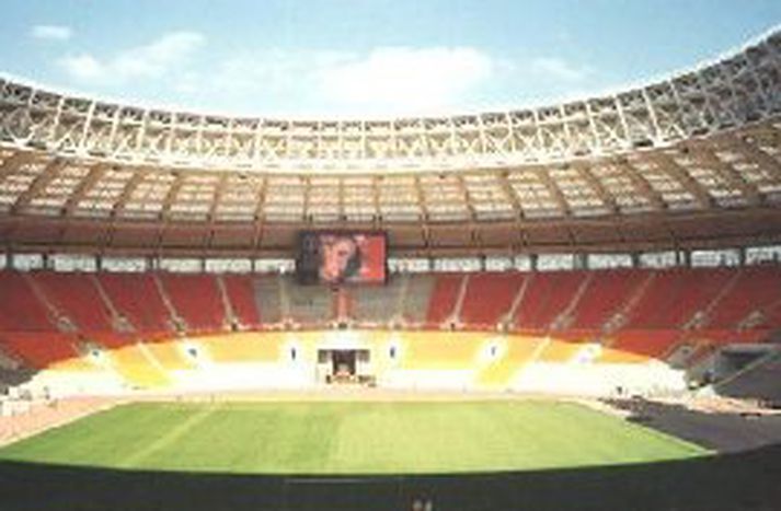 Luzhniki leikvangurinn í Moskvu hýsir úrslitaleikinn í Meistaradeildinni árið 2008