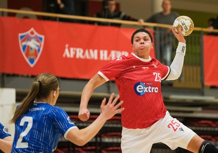 Thea Imani jafnaði alveg undir lok leiksins.